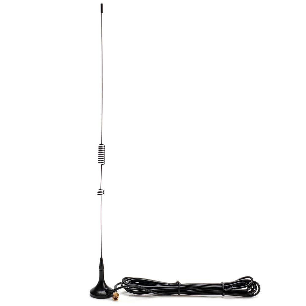 Radiora UT-106 SMA 40cm antena samochodowa do krótkofalówek VHF/UHF, skanerów, SDR np. Wouxun KG-UV9D, KG-UV8D, Icom IC-R6