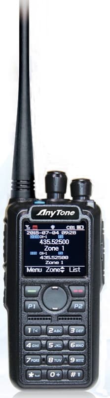 AnyTone AT-D878 UVII PLUS USB-C przycisk BT + GPS ręczny radiotelefon cyfrowy/analogowy DMR wersja EXPORT VHF/UHF APRS (136-174MHz, 400-480MHz) POLSKA INSTRUKCJA