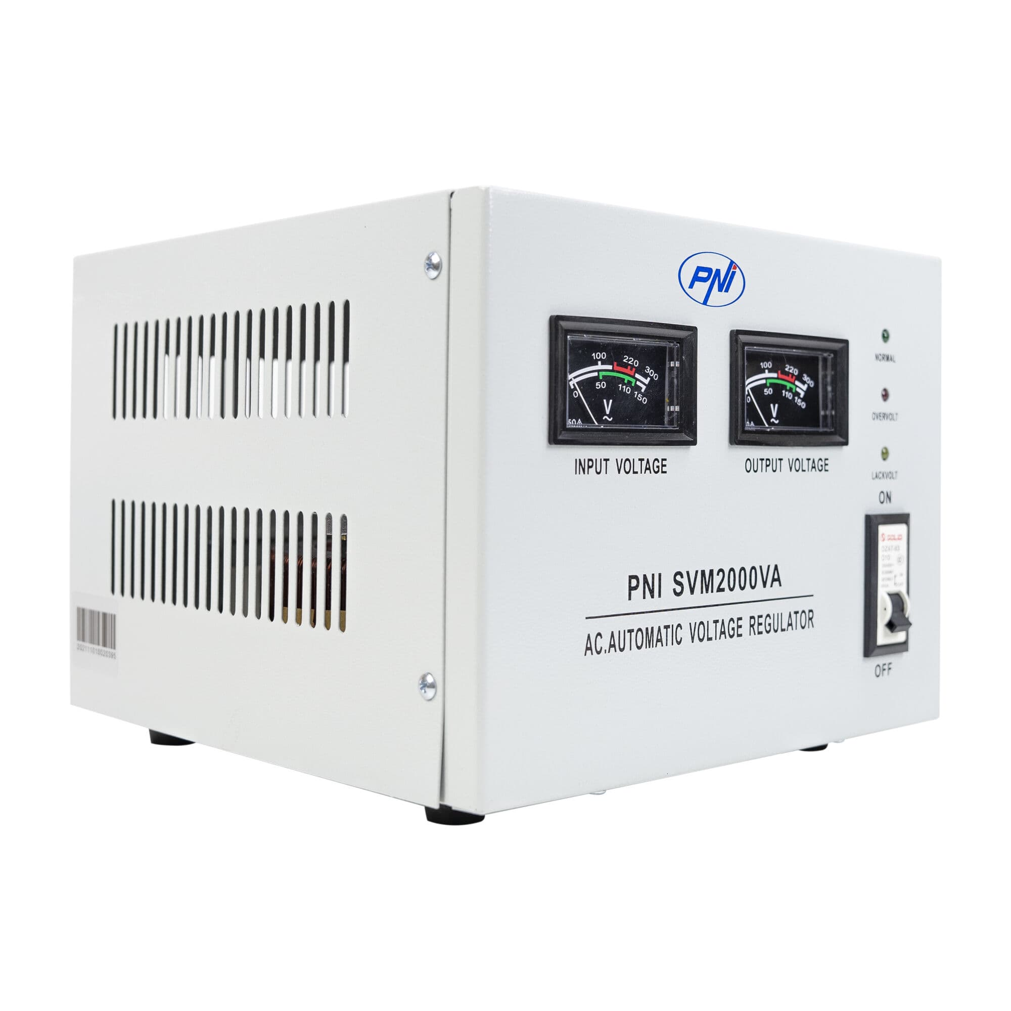 PNI SVM2000VA stabilizator napięcia AVR 2000VA / 1600W, 170÷260V / 230V, precyzja 3% serwo, czysty SINUS - np. do agregatu, pompy, pieca CO, serwera