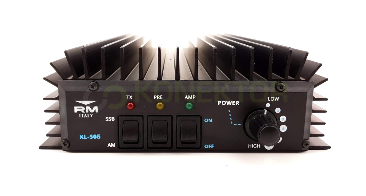RM KL 505 - wzmacniacz mocy KF 230W AM/FM/SSB/CW 1.8-30MHz Made in Italy (RM KL505)