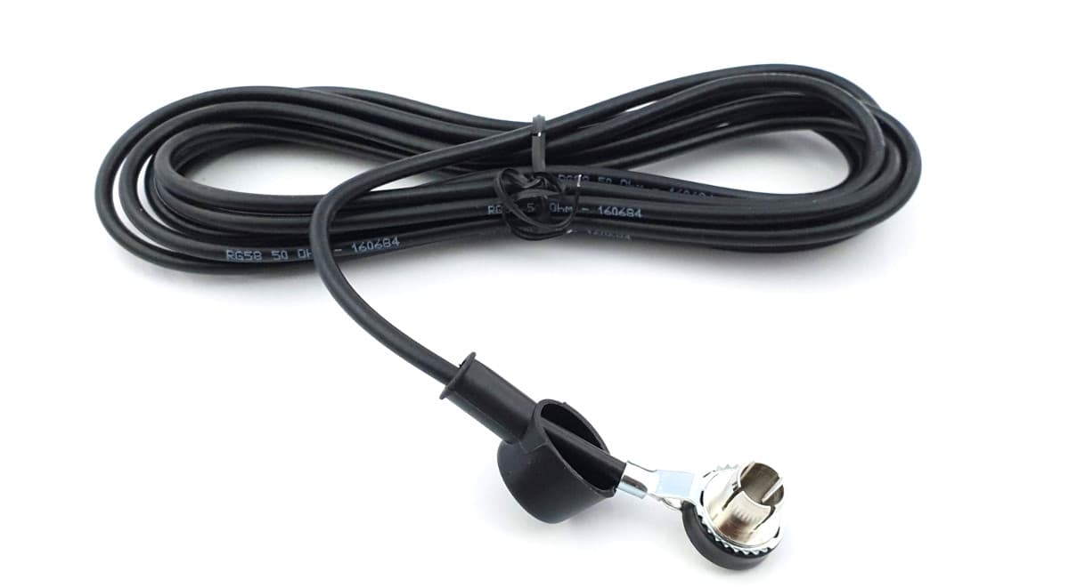 Złącze antenowe do SIRIO TURBO / PERFORMER (złączka, wtyk) + kabel 4-metrowy - oryginał