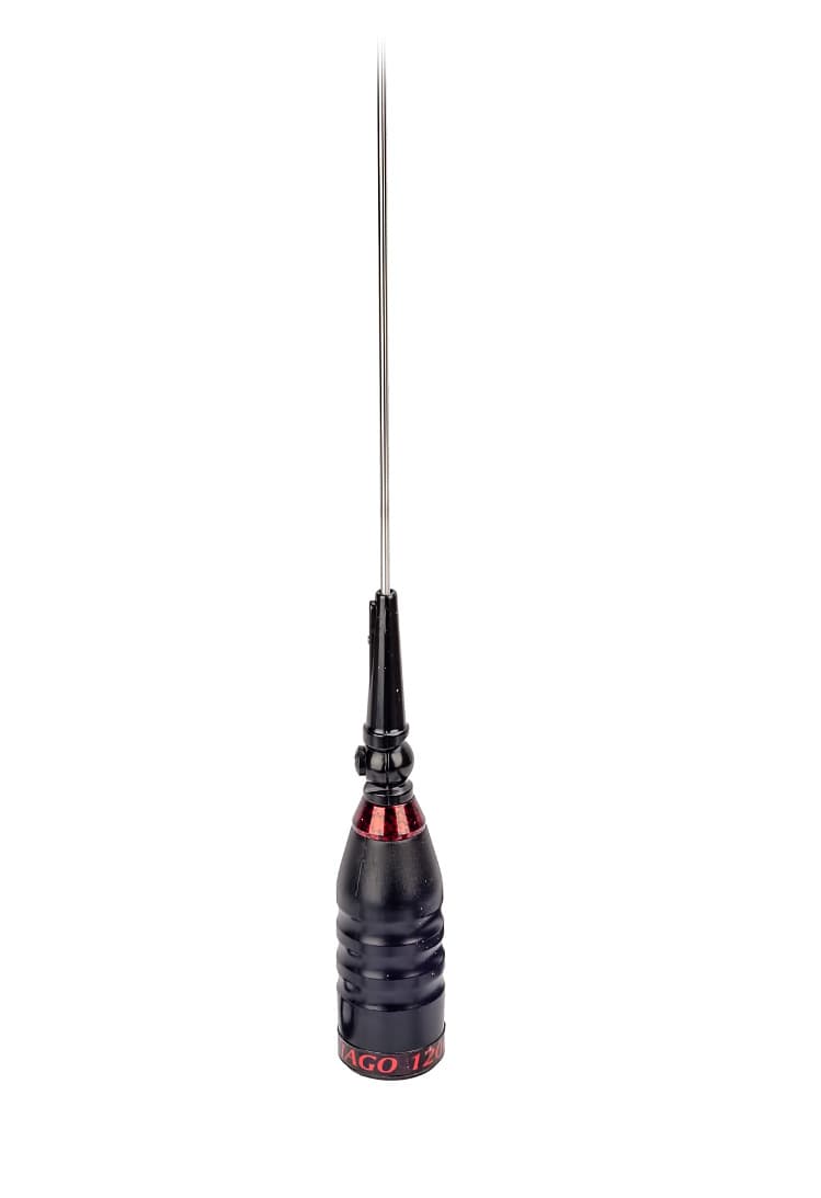 SUPER SANTIAGO 1200 Antena CB montażowa 191cm kabel 4,5m  - świetny zasięg odbioru i nadawania (odpowiednik Sirtel Santiago 1200)