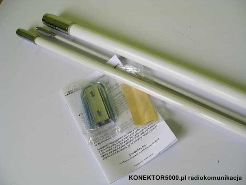 SOLARCON ANTRON A99 superwytrzymała antena bazowa CB 1/2 fali z włókna szklanego