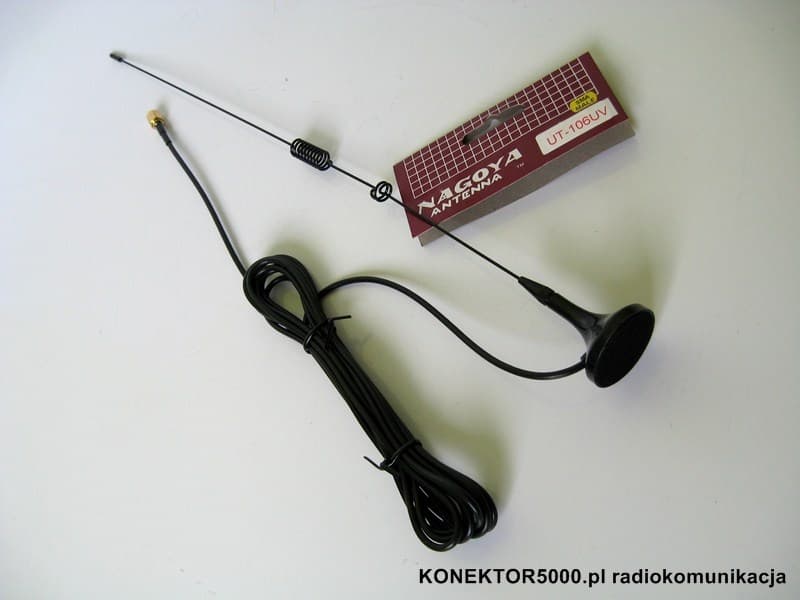 Nagoya UT-106 SMA 40cm Antena samochodowa do skanera szerokopasmowa (np. ICOM, AOR)