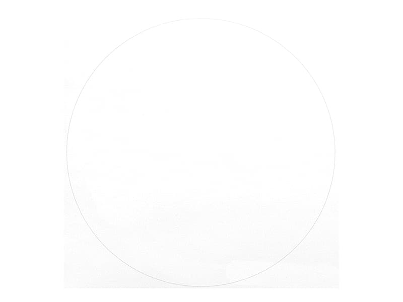 Podkładka bezbarwna pod antenę CB 120mm folia przezroczysta