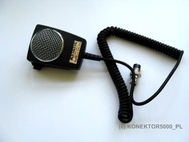 Astatic D104 M6B - mikrofon z wkładką ceramiczną oraz wzmocnieniem - wersja 4-PIN Uniden/President