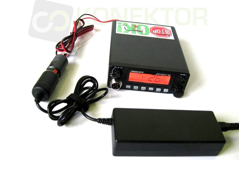 Zasilacz do CB radia 12V 6A (80W) + wbudowane gniazdo zapalniczki