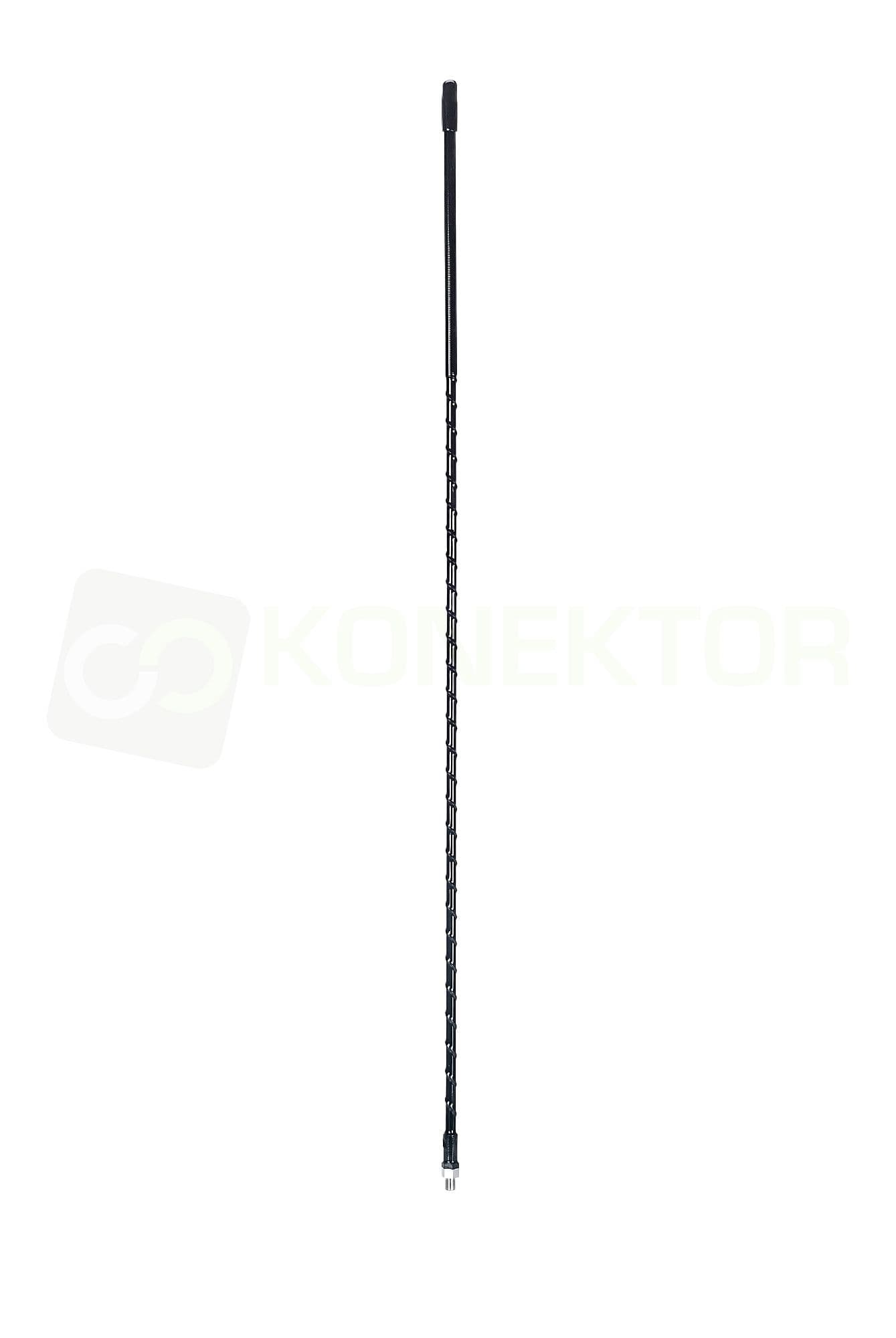 Solarcon Prowler 204 Black Antena CB montażowa helikalna 121cm montaż 3/8 - TOP LOADED * Made in USA *