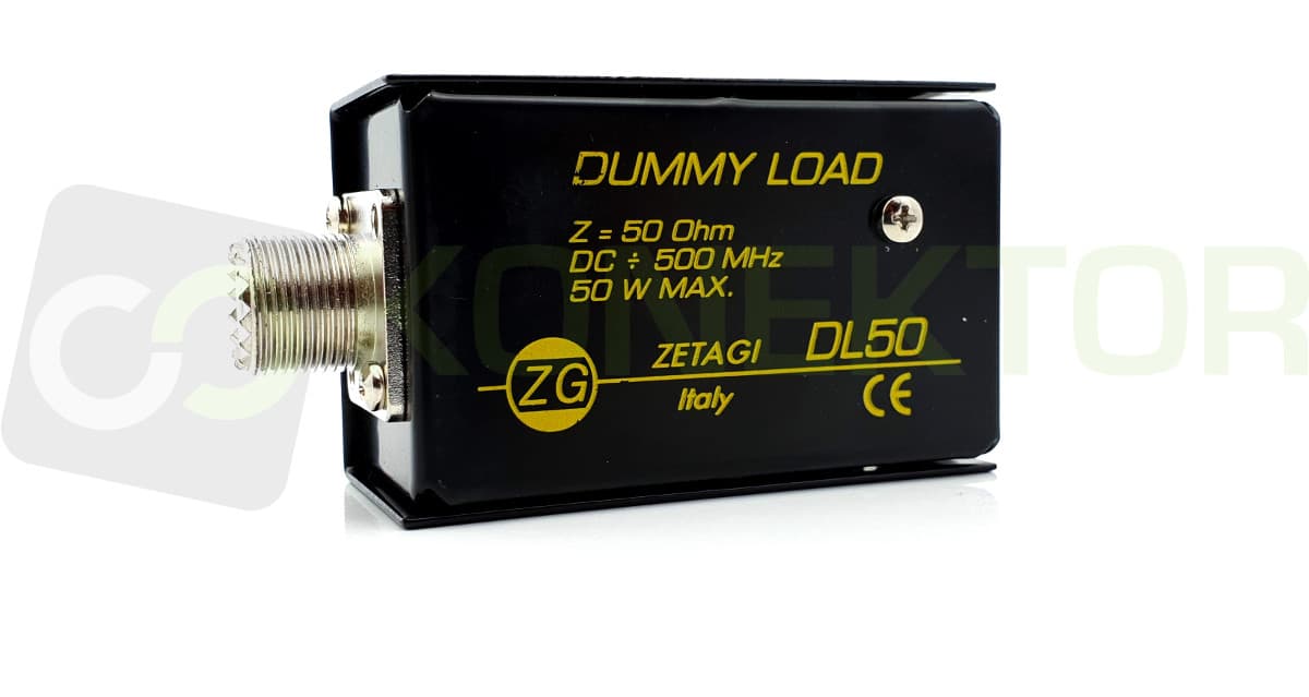 Sztuczne obciążenie 50 Ohm 50W Zetagi DL-50 0-500MHz (do pomiaru mocy radia)