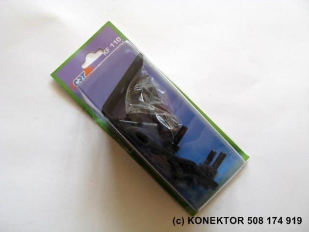 Uchwyt relingowy czarny (do relingu) CRT KF 110 regulowany
