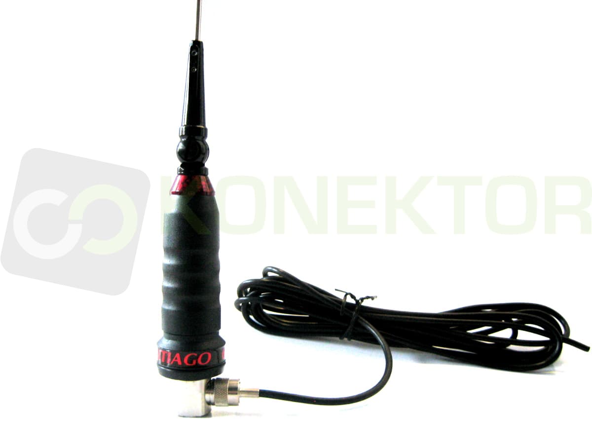 SUPER SANTIAGO 600 Antena CB montażowa 155cm kabel 4,5m