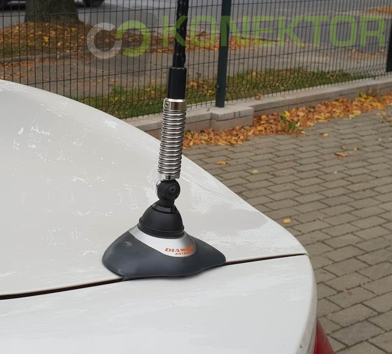 Śruba przeciwkradzieżowa SIRIO (czarna), motylek przeciwkradzieżowy
