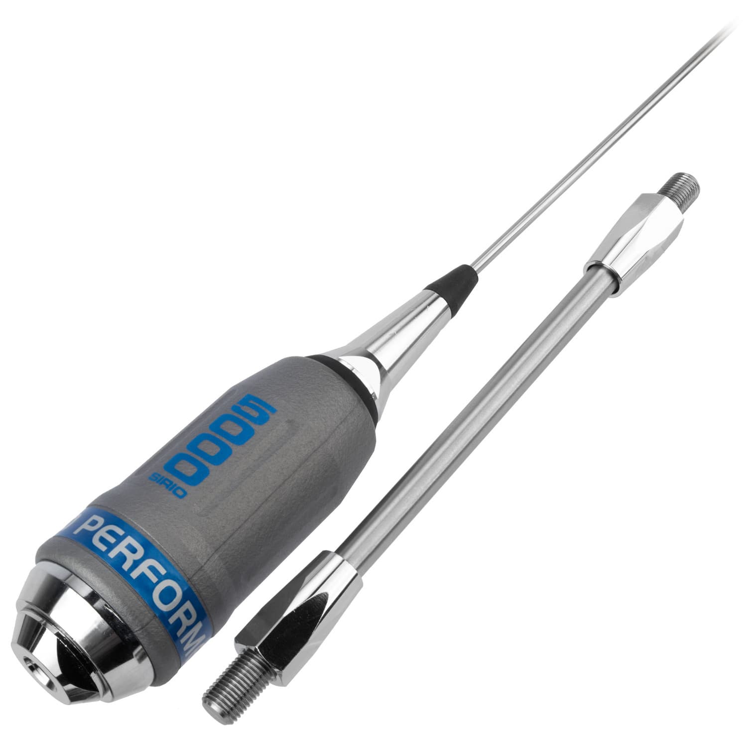 SIRIO PERFORMER 5000 3/8 Antena CB montażowa 208cm, shaft 20cm, montaż 3/8 USA