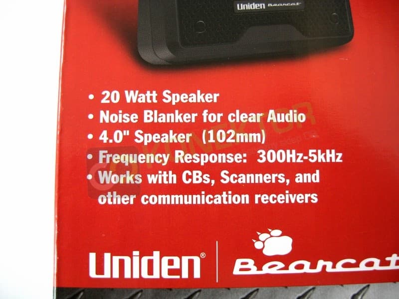 UNIDEN BEARCAT BC20 - duży głośnik 20W do CB radia / skanera superjakość (następca ESP-20)