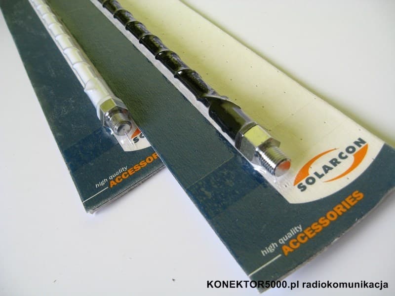 Solarcon Prowler 204 WHITE Antena CB montażowa helikalna 121cm montaż 3/8 - TOP LOADED * Made in USA *