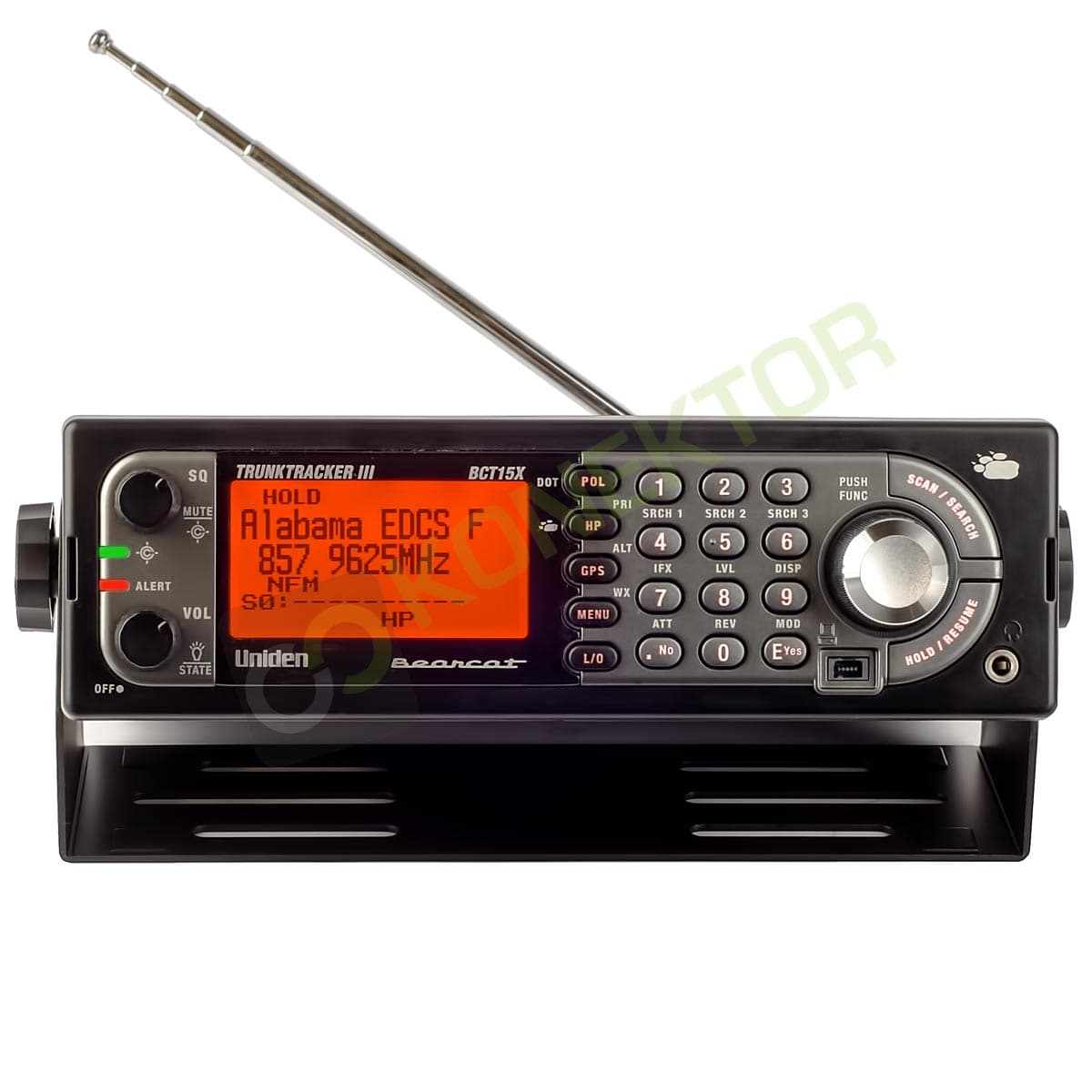UNIDEN BCT15X skaner przewoźno-bazowy 25-1300MHz TRUNK TRACKER III Motorola, EDACS, LTR - POLSKA INSTRUKCJA