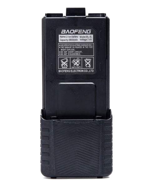 Oryginalna duża bateria akumulator do Baofeng UV-5R i podobnych (BL-5L 3800mAh)