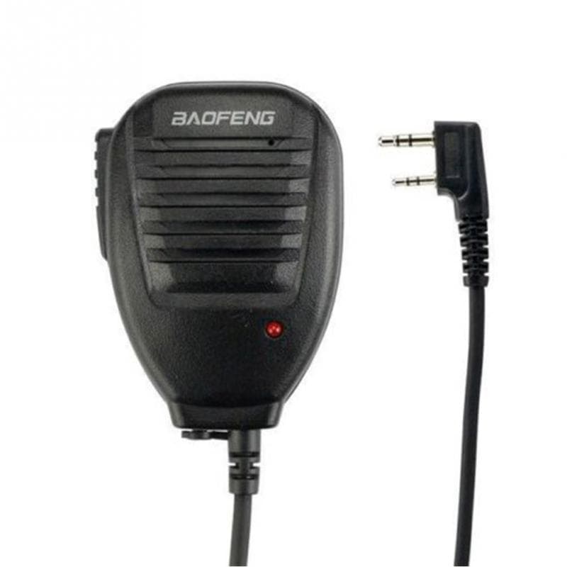 Mikrofonogłośnik oryginalny do Baofeng UV-5R, UV-82, 888 i podobnych, wtyk 2-pin Kenwood, wyjście głośnikowe
