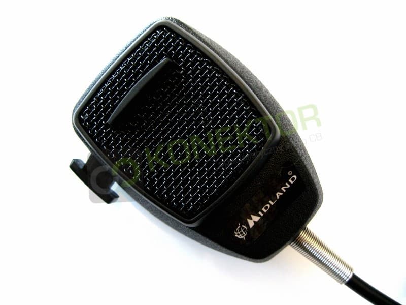 Midland MDL-NC mikrofon dynamiczny z układem noise cancelling + wieszak srebrny SUPERJAKOŚĆ np. do K-PO DX-5000, CRT 6900