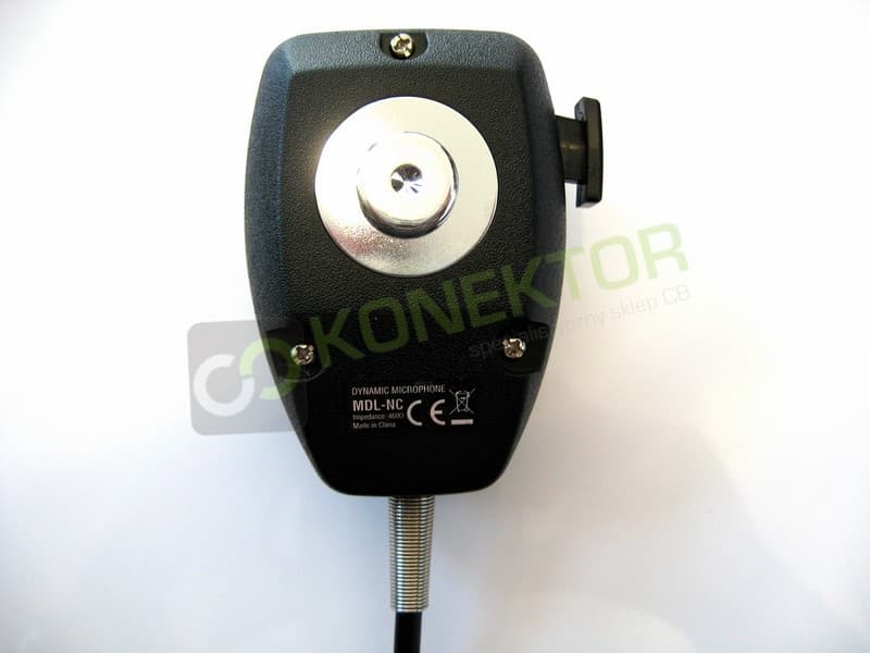 Midland MDL-NC mikrofon dynamiczny z układem noise cancelling + wieszak srebrny SUPERJAKOŚĆ np. do K-PO DX-5000, CRT 6900