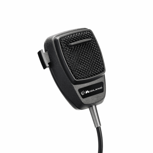 Midland MDL-NC mikrofon dynamiczny z układem noise cancelling + wieszak srebrny SUPERJAKOŚĆ np. do K-PO DX-5000, CRT 6900