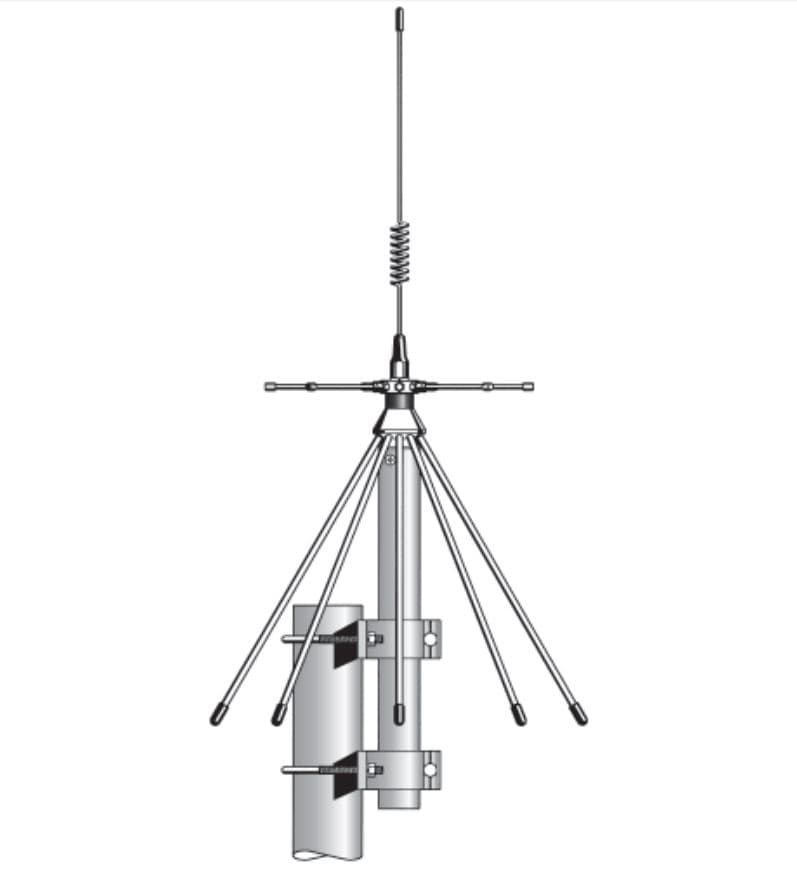 SIRIO SD-3000N gniazdo N Antena szerokopasmowa do skanera / SDR 300-3000MHz + nadawanie pasma 70cm, 33cm, 23cm, 13cm - np. do Hack RF