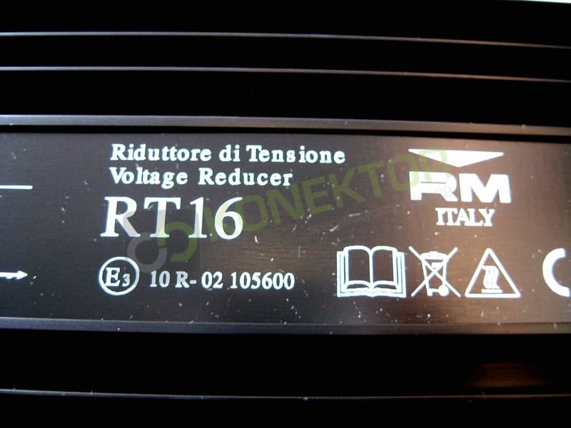 RM RT-16 REDUKTOR NAPIĘCIA 24V/12V 16A 220W przetwornica napięcia np. do CB radio, NAVI, lodówka