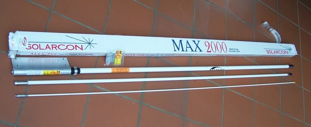 SOLARCON IMAX 2000 (MAX 2000) antena bazowa CB/10m 5/8 fali z włókna szklanego
