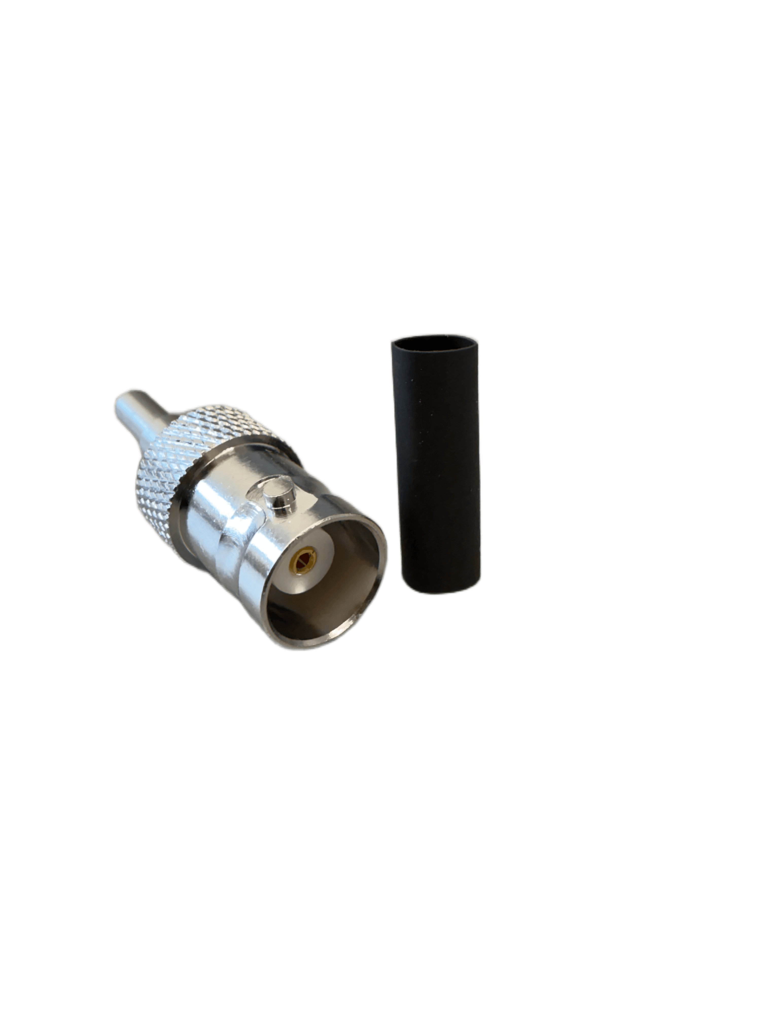 Gniazdo BNC zaciskane na cienki kabel RG-174, RG-316, TFL-316 PTFE/Gold RADIORA (złącze BNC żeńskie do montażu na przewód)