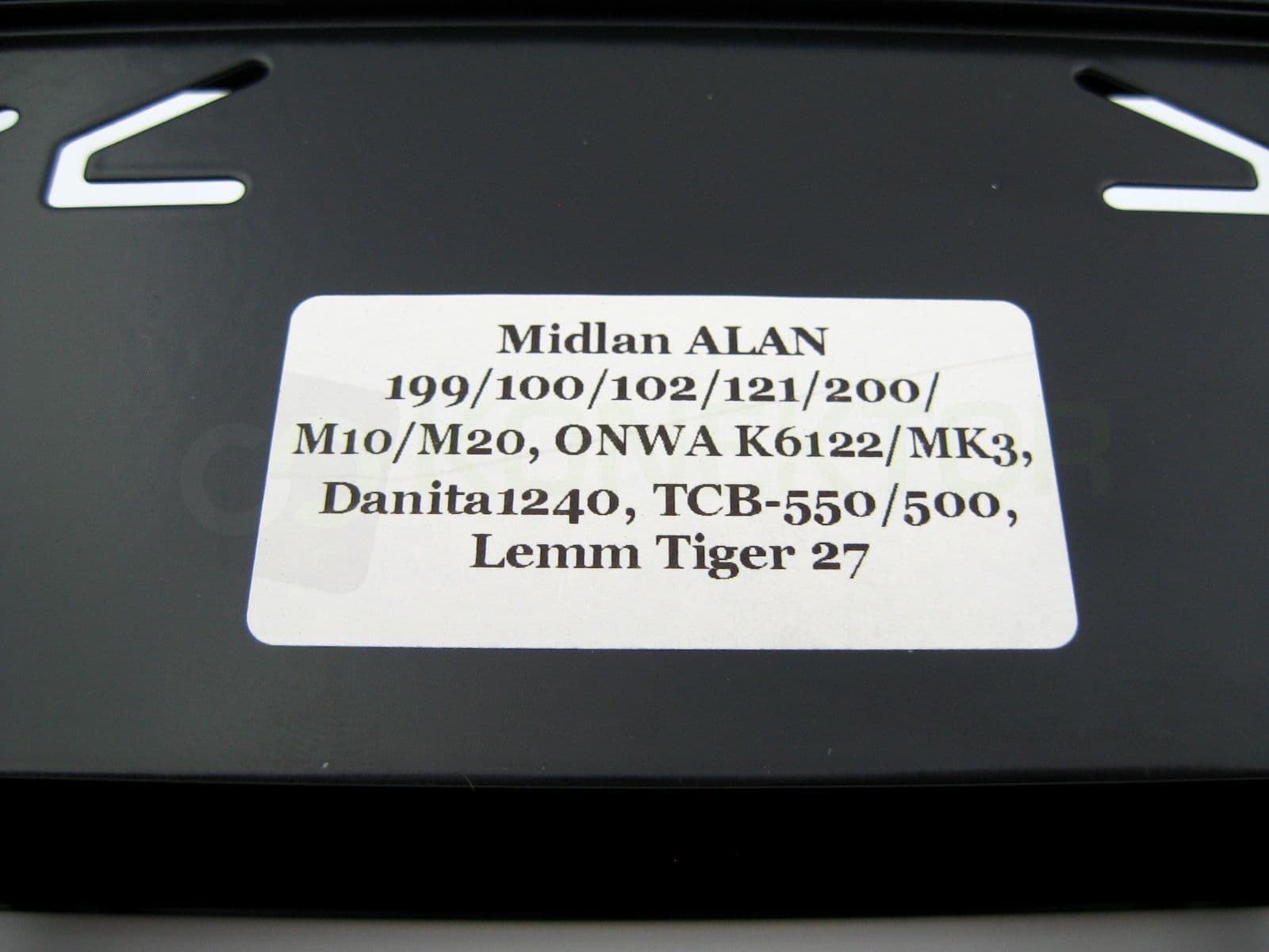 Kieszeń montażowa 1-DIN Midland Alan 100 102 199 200 M10 M20 ONWA MK3 TTI 500 550 (półkieszeń)