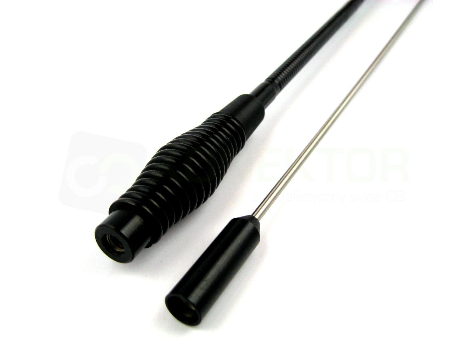 PIRAT Silver Tip M6 Antena CB montażowa 135cm gwint M6 np. VOLVO, SCANIA, MAN, MERCEDES ACTROS, podstawa Pirat