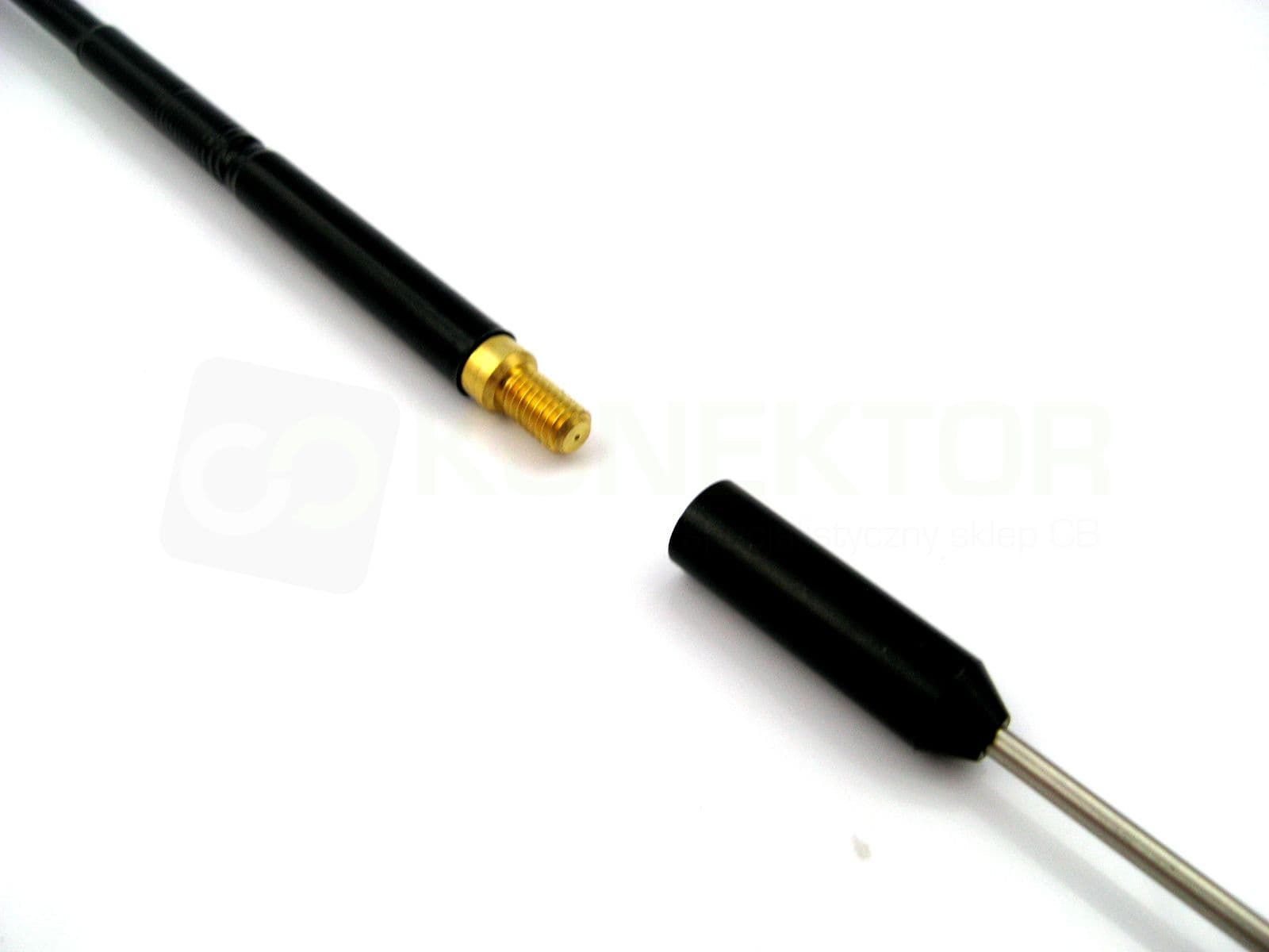 PIRAT Silver Tip M6 Antena CB montażowa 135cm gwint M6 np. VOLVO, SCANIA, MAN, MERCEDES ACTROS, podstawa Pirat