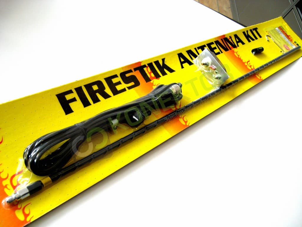 FireStik LG-3 antena CB helikalna 95cm TOP LOADED bezmasowa - antena CB do kampera, ciężarówki itp. montaż w tworzywie