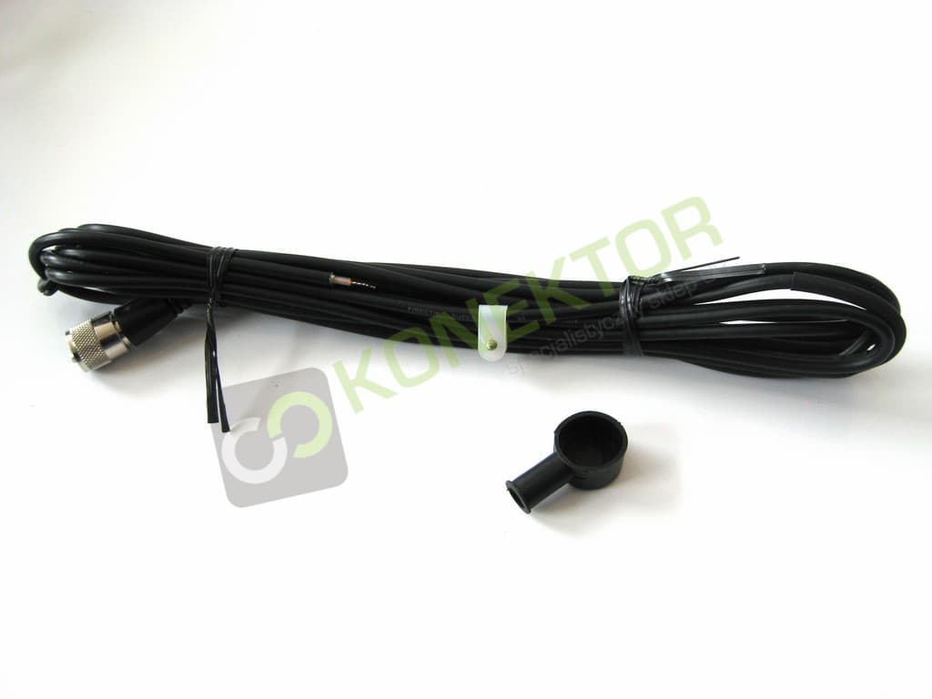 FireStik LG-3 antena CB helikalna 95cm TOP LOADED bezmasowa - antena CB do kampera, ciężarówki itp. montaż w tworzywie