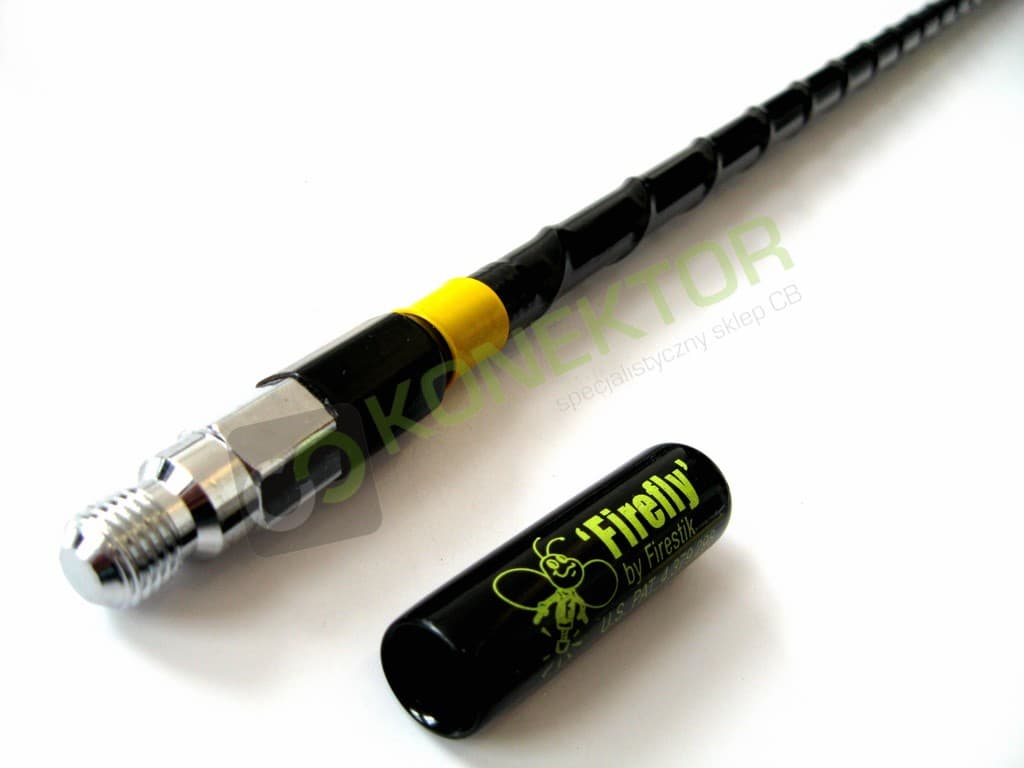 FireStik LG-3 antena CB helikalna 95cm TOP LOADED bezmasowa - antena CB do kampera, ciężarówki itp. montaż w tworzywie