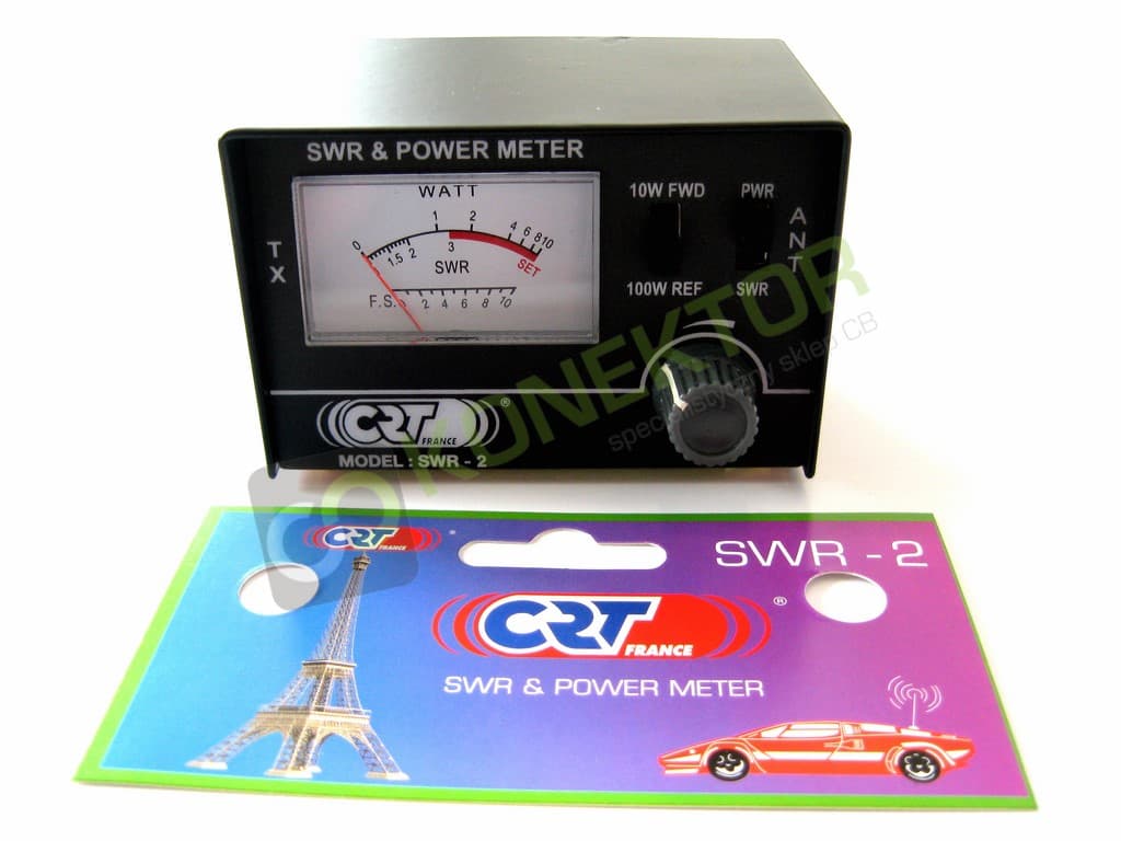 CRT SWR-2 reflektometr / miernik SWR/mocy dla początkujących / POLSKA INSTRUKCJA (model wyższy od SWR-1)