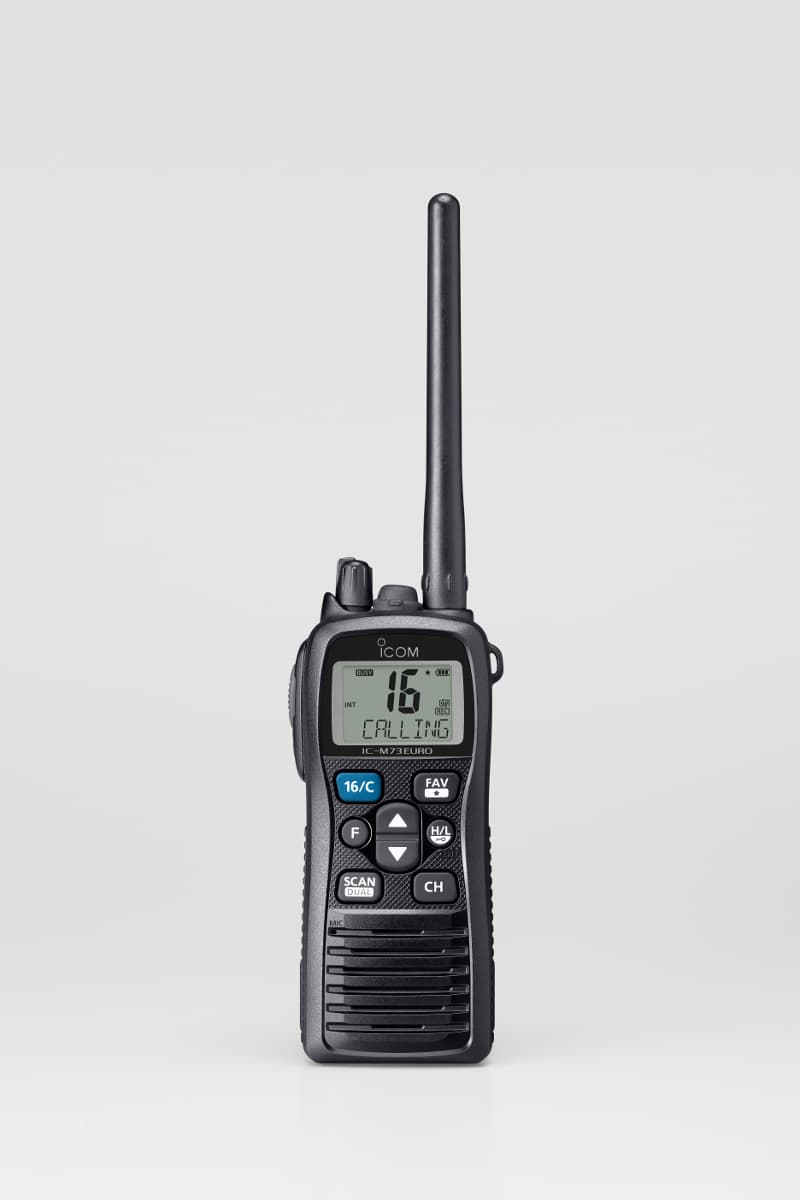 Icom IC-M73 EURO Plus ręczny radiotelefon morski / jachtowy NAGRYWANIE, WODOODPORNY IPX8, moc 6W Made in Japan