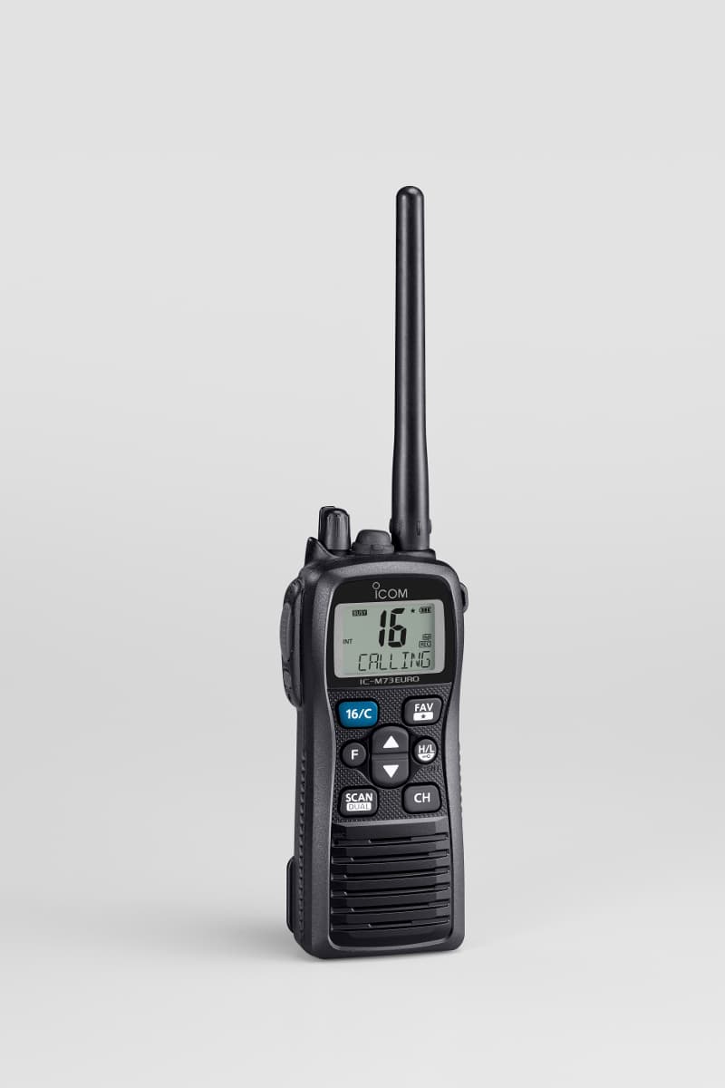 Icom IC-M73 EURO Plus ręczny radiotelefon morski / jachtowy NAGRYWANIE, WODOODPORNY IPX8, moc 6W Made in Japan