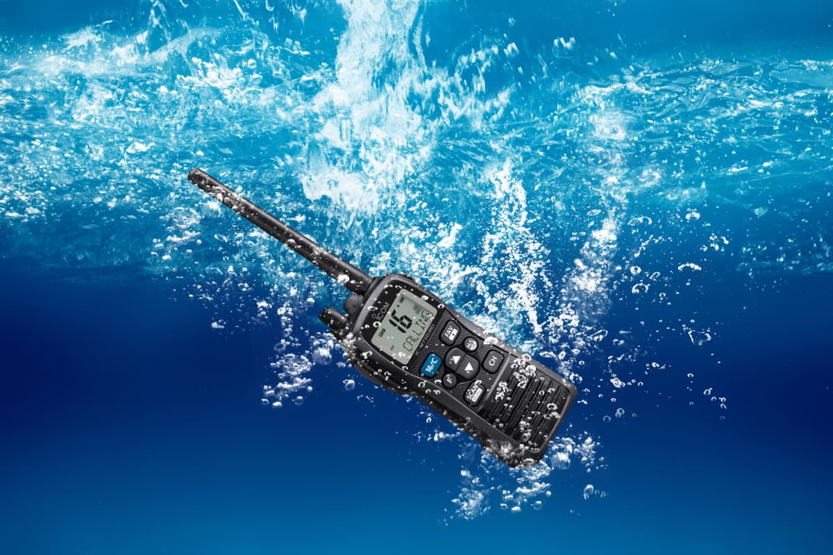 Icom IC-M73 EURO Plus ręczny radiotelefon morski / jachtowy NAGRYWANIE, WODOODPORNY IPX8, moc 6W Made in Japan