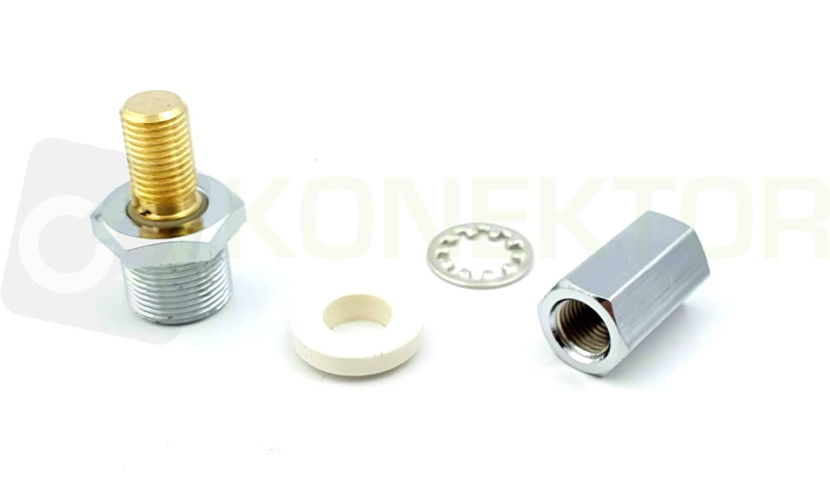 Solarcon Stud Mount solidna głowica 3/8 na wtyk UC-1 od spodu - płytki montaż np. do Diamond K-413, K-416