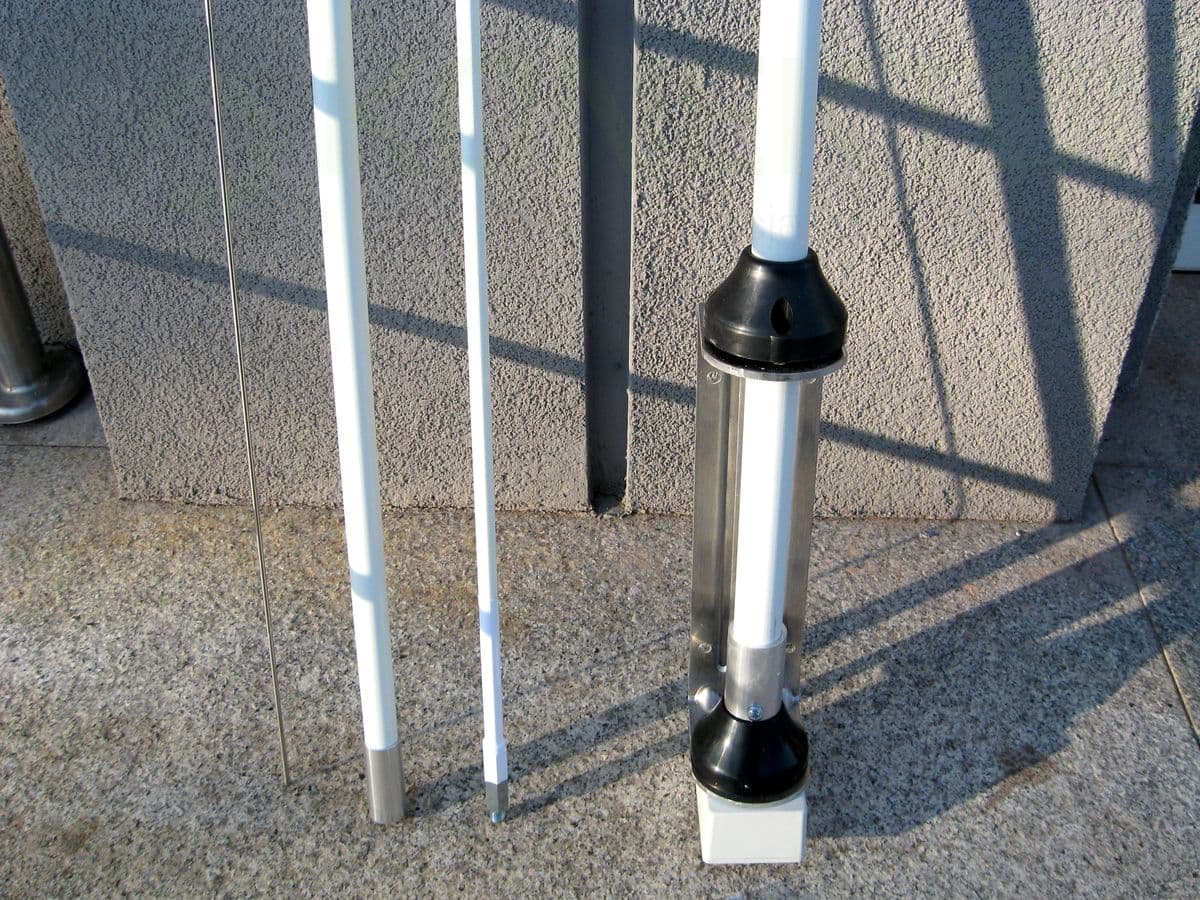 Sigma SE HF 360 fiberglass antena KF wielopasmowa 3.5-52MHz długość 550cm antena bazowa pionowa