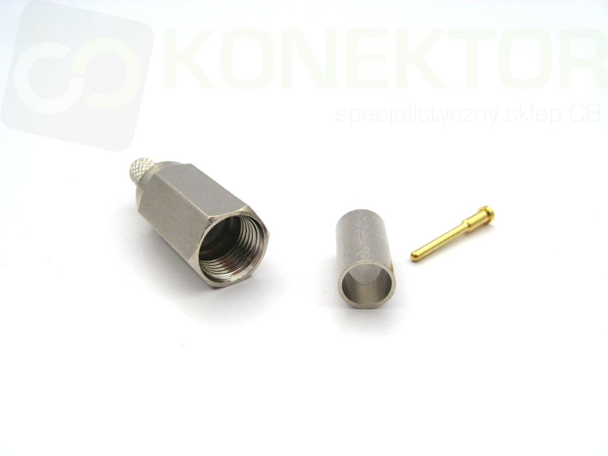 Gniazdo FME na kabel RG58 (zaciskane)