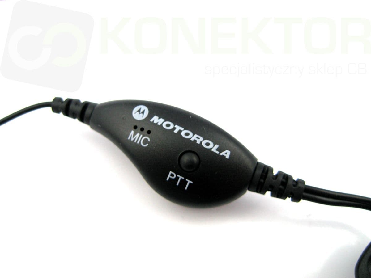 Mikrofonosłuchawka douszna z PTT, klips - Motorola NTN8870DR np. do T6 T60 T8 T80 (1-PIN)