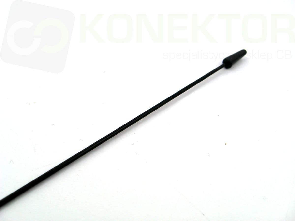 Czarny promiennik do anteny CB 130cm + gumka 100% ORYGINAŁ SIRIO (bat) np. Titanium 1500, ML-145