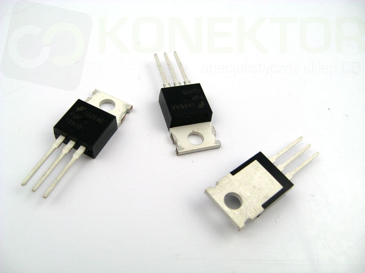Tranzystor FQP 13N10 - driver / końcówka mocy np. AT-6666 AT-5555 CRT 7900 9900 FQP13N10 100% oryginał