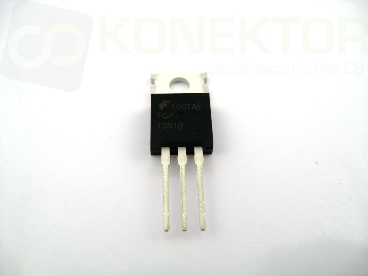 Tranzystor FQP 13N10 - driver / końcówka mocy np. AT-6666 AT-5555 CRT 7900 9900 FQP13N10 100% oryginał