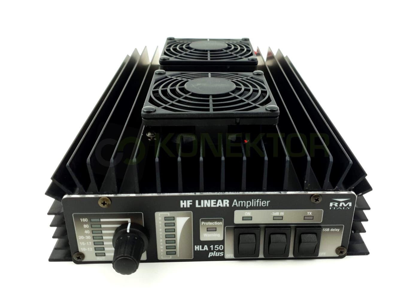 RM HLA 150V PLUS z wentylatorami - wzmacniacz mocy HF 150W AM/FM/SSB/CW/DATA, 6 filtrów dolnoprzepustowych