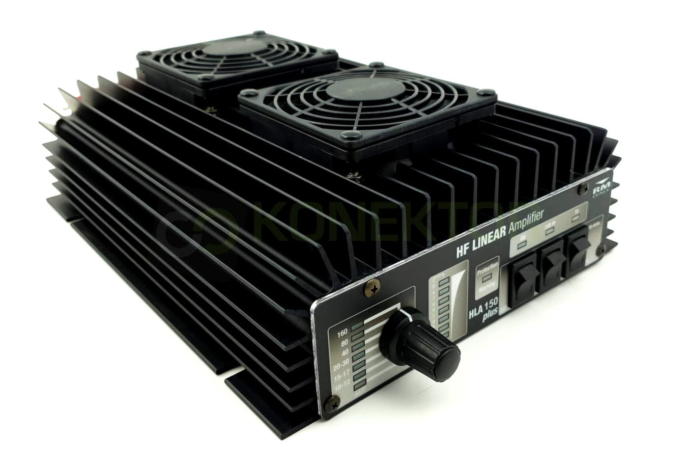 RM HLA 150V PLUS z wentylatorami - wzmacniacz mocy HF 150W AM/FM/SSB/CW/DATA, 6 filtrów dolnoprzepustowych