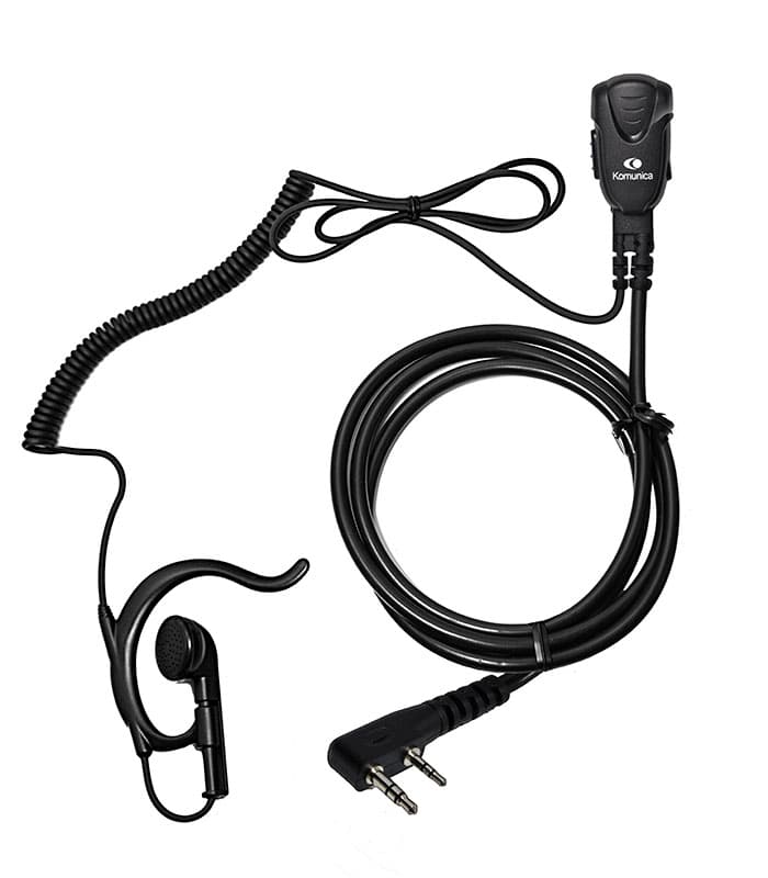 KOMUNICA PWR-PRO-K mikrofonosłuchawka bardzo dobrej jakości wtyk K Kenwood, Baofeng, Wouxun, Intek itp.