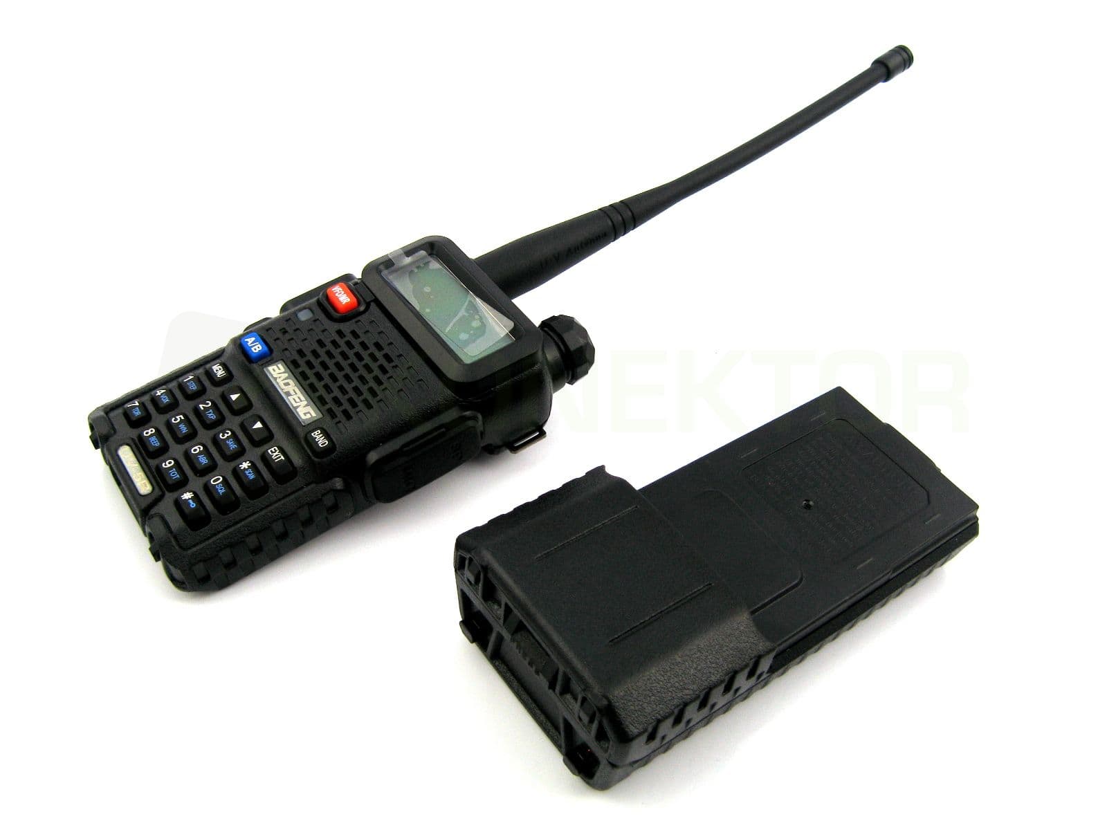 Duży pojemnik na baterie do Baofeng UV-5R, UV-5R HP i podobnych (6xAA) 100% oryginał